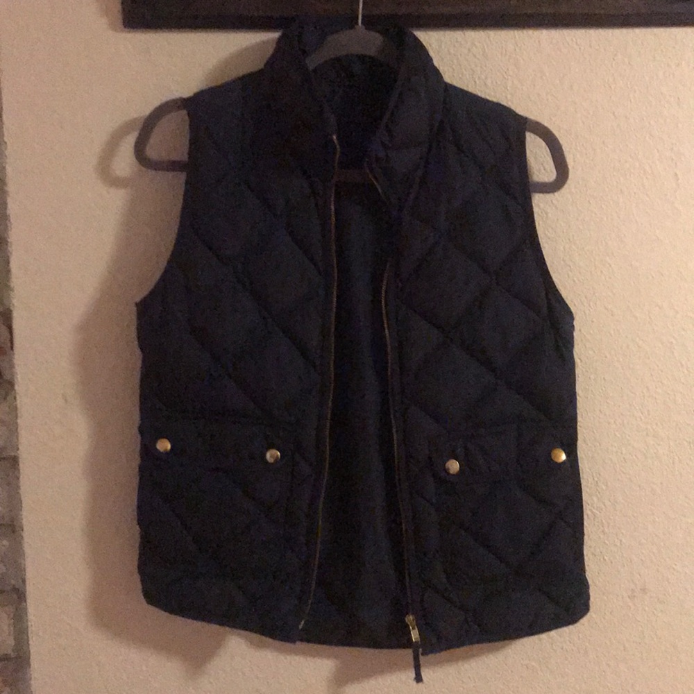 Blue Jcrew vest